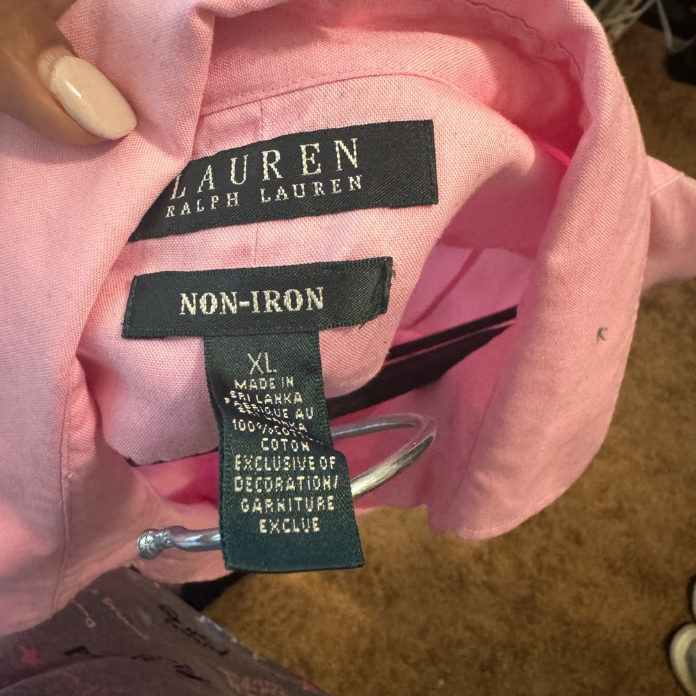 Ralph Lauren shirt- XL PINK